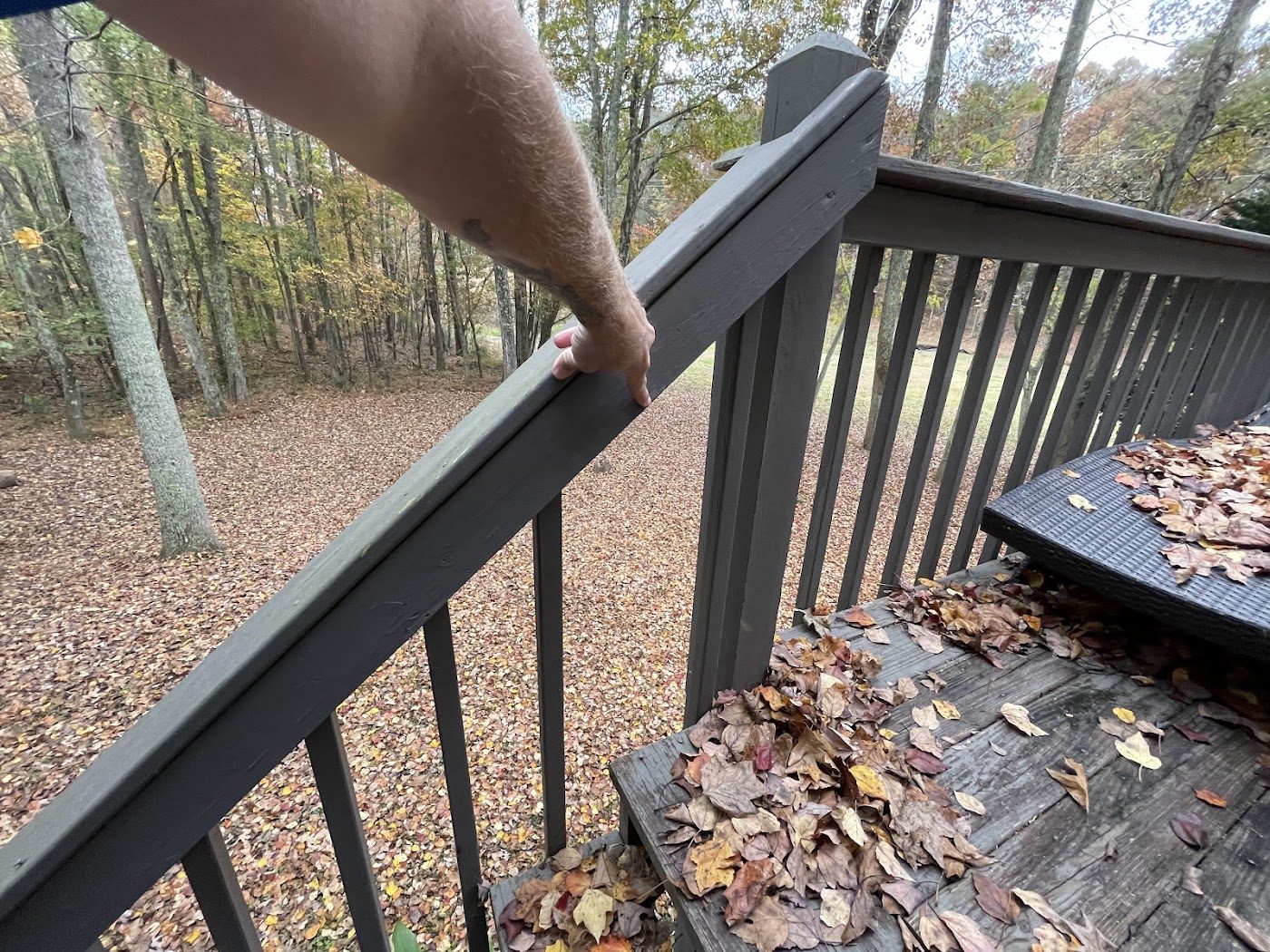 Deck railing check