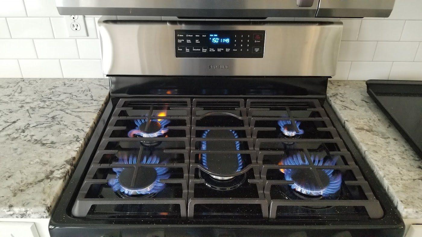 Gas range test