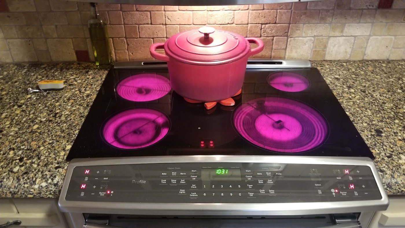 Electric cooktop test
